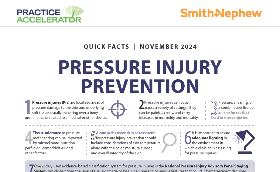 Quick Facts - Pressure Injury Prevention